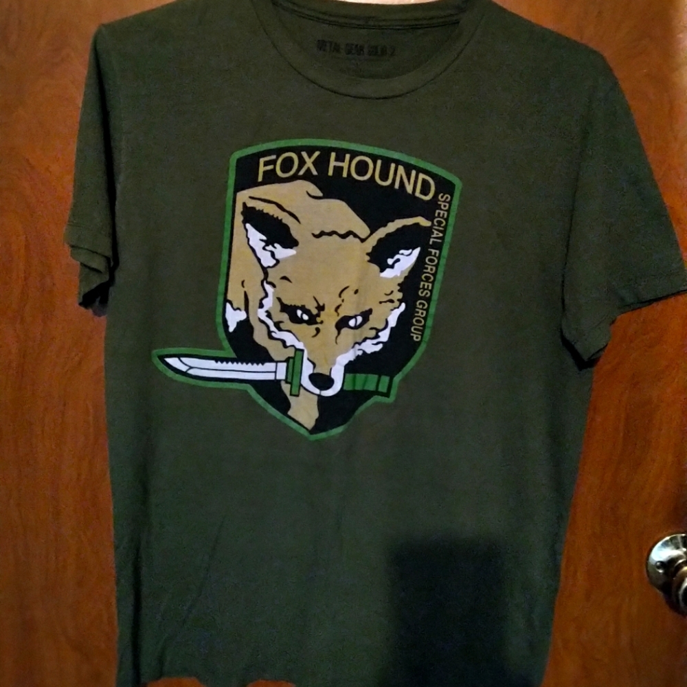 Metal gear solid foxhound vintage 2008 t shirt ps2
